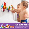 LiKee Strong Suction Cup Fidget Rotating Sensory Bath Toys for Baby Toddler(Sun)