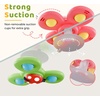 LiKee Strong Suction Cup Fidget Rotating Sensory Bath Toys for Baby(Insect-1)