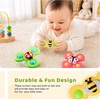 LiKee Strong Suction Cup Fidget Rotating Sensory Bath Toys for Baby(Insect-1)