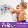 LiKee Strong Suction Cup Fidget Rotating Sensory Bath Toys for Baby(Insect-2)