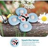 LiKee Strong Suction Cup Fidget Rotating Sensory Bath Toys for Baby(Insect-2)