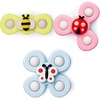 LiKee Strong Suction Cup Fidget Rotating Sensory Bath Toys for Baby(Insect-2)